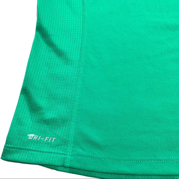 Nike Green Dri-Fit Sleeveless Running Tank Top Size Large - Picture 5 of 10